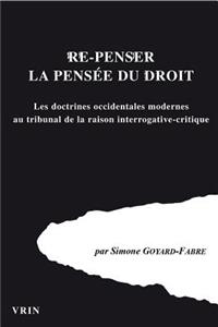 Re-Penser La Pensee Du Droi