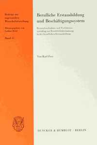 Berufliche Erstausbildung Und Beschaftigungssystem
