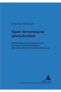 Equity-Bewertung Im Jahresabschluß