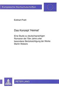 Das Konzept «Heimat»