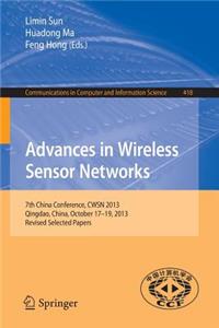 Advances in Wireless Sensor Networks