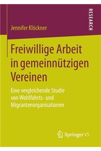 Freiwillige Arbeit in gemeinnützigen Vereinen
