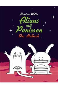 Aliens mit Penissen - Das Malbuch