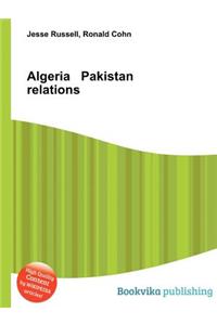 Algeria Pakistan Relations