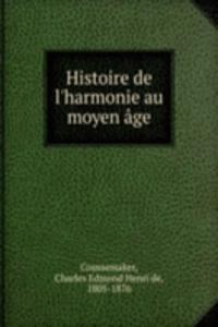 Histoire de l'harmonie au moyen age
