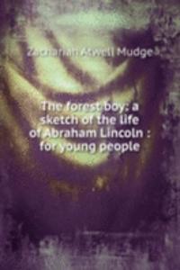 forest boy: a sketch of the life of Abraham Lincoln : for young people