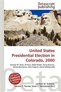 United States Presidential Election in Colorado, 2000