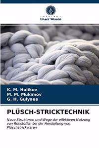 Plüsch-Stricktechnik