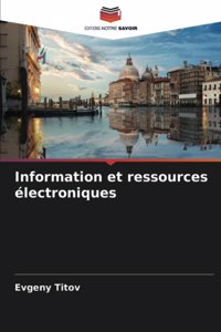 Information et ressources électroniques