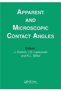 Apparent and Microscopic Contact Angles