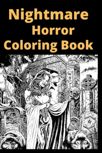 Nightmare Horror Coloring Book