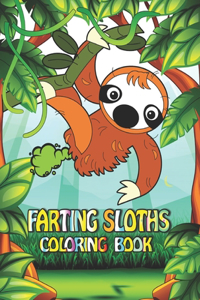 Farting Sloths Coloring Book