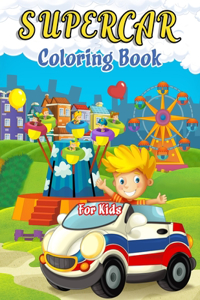 Supercar Coloring Book For Kids