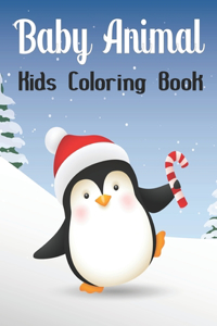 Baby Animal Kids Coloring Book