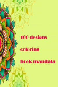 100 designs coloring book mandala