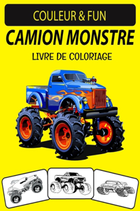 Camion Monstre Livre de Coloriage