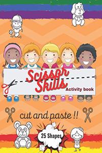 Scissor skills activity book