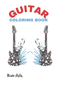 Guitar Coloring Book For Adults