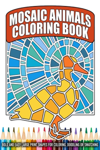 Mosaic Animals Coloring Book