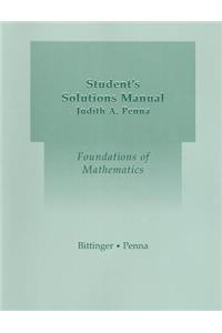 Student Solutions Manual for Foundations of Mathematics