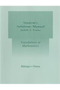 Student Solutions Manual for Foundations of Mathematics