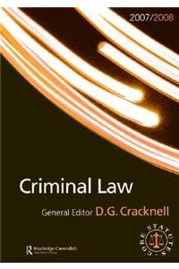 Criminal Law 2007-2008