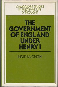 The Government of England under Henry I