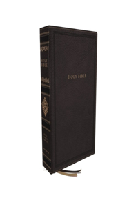 Kjv, Sovereign Collection Bible, Personal Size, Leathersoft, Black, Red Letter Edition, Comfort Print