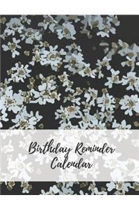 Birthday Reminder Calendar