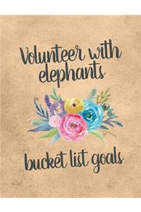 Volunteer With Elephants Bucket List Goals