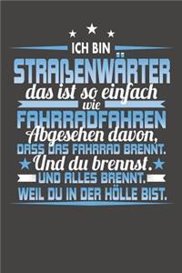 Ich Bin Straßenwärter Das Ist So Einfach Wie Fahrradfahren. Abgesehen Davon, Dass Das Fahrrad brennt. Und Du Brennst. Und Alles Brennt. Weil Du In Der Hölle Bist.