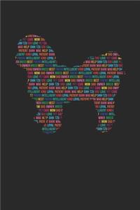Shih Tzu Journal - Shih Tzu Notebook 'Word Cloud' - Gift for Shih Tzu Lovers