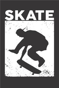 Notebook for sk8er sk8 longboard skate vintage