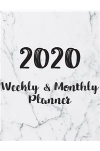 2020 Weekly & Monthly Planner