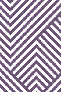 Abstract Striped Geometric Notebook