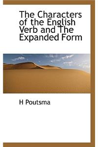 The Characters of the English Verb and the Expanded Form