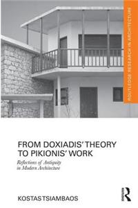From Doxiadis' Theory to Pikionis' Work