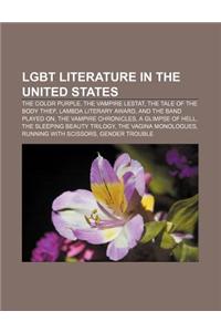Lgbt Literature in the United States