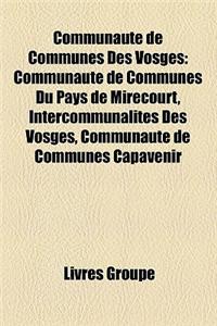 Communaute de Communes Des Vosges