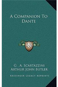 A Companion to Dante