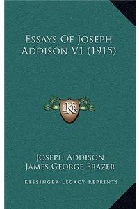 Essays of Joseph Addison V1 (1915)