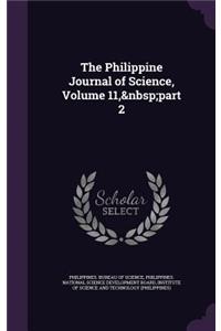 Philippine Journal of Science, Volume 11, part 2
