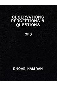 Observations Perceptions & Questions