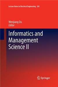 Informatics and Management Science II