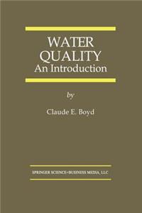 Water Quality: An Introduction