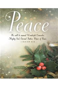 Peace Image Advent Bulletin, Large (Pkg of 50)