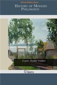 History of Modern Philosophy