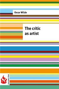 critic as artist