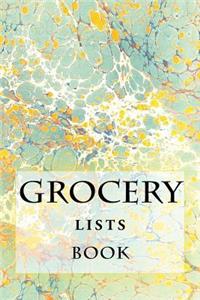 Grocery Lists Book