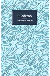 Cuaderno de Malla de Puntos. Olas
